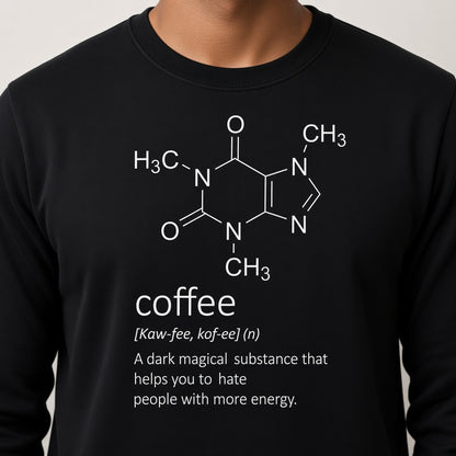 Caffeine Molecule Sweatshirt