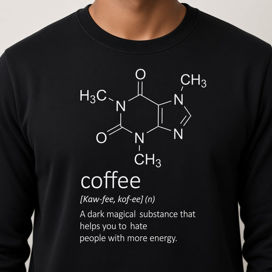 Caffeine Molecule Sweatshirt