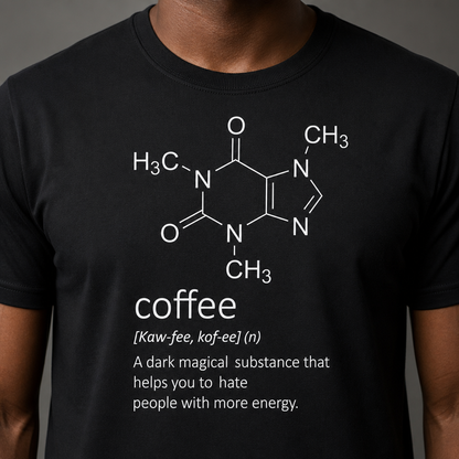 Caffeine Molecule T-Shirt