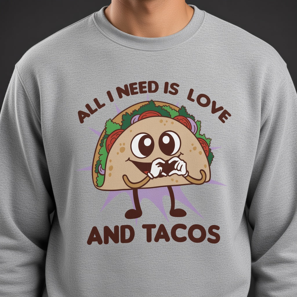 sweatshirt Love and tacos