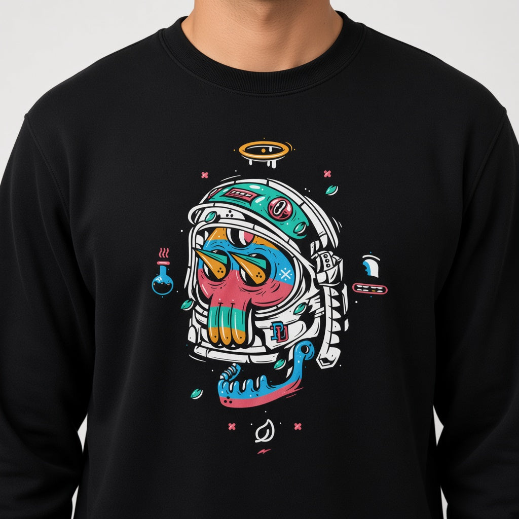 Psycho skull sweatshirt, funny sweatshirt, graphic shirts, unisex tshirt, printed sweatshirt