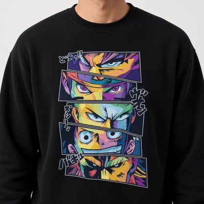 Neon anime sweatshirt, funny sweatshirt, graphic shirts, unisex tshirt, printed sweatshirt