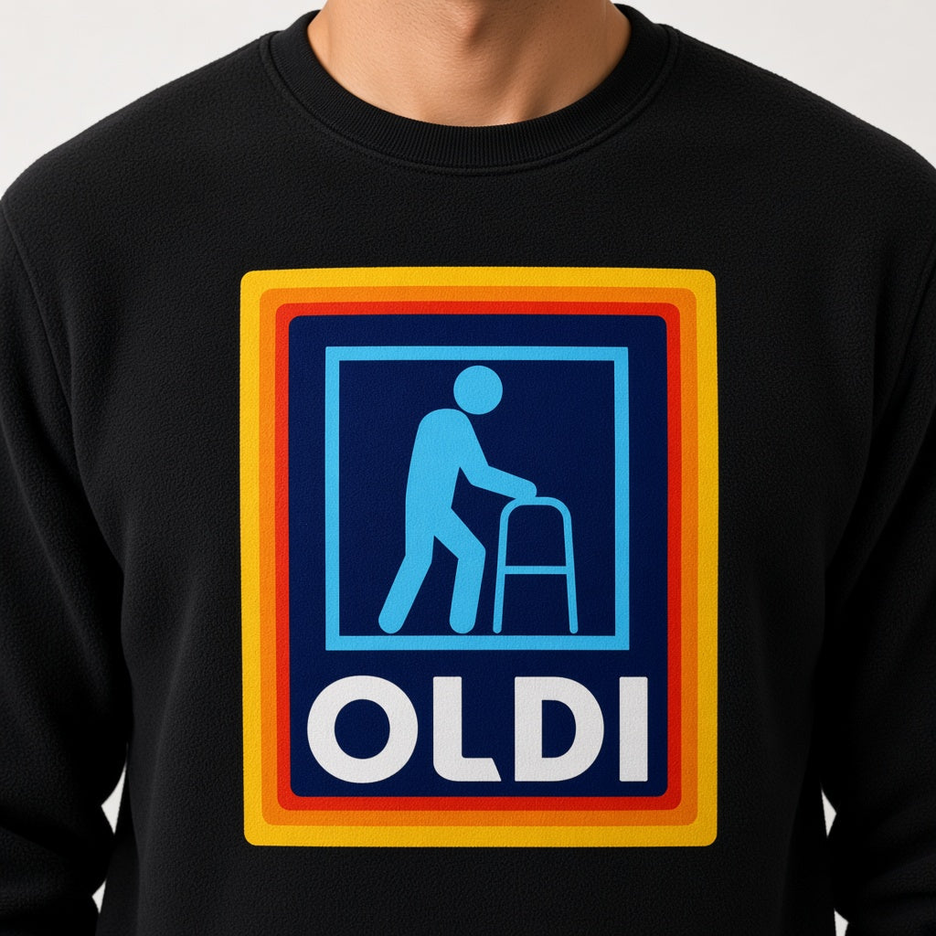 Funny OLDI Store Parody Sweatshirt