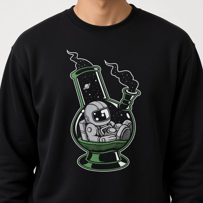 Astronaut in a bulb sweatshirt, funny sweatshirt, graphic shirts, unisex tshirt, printed sweatshirt