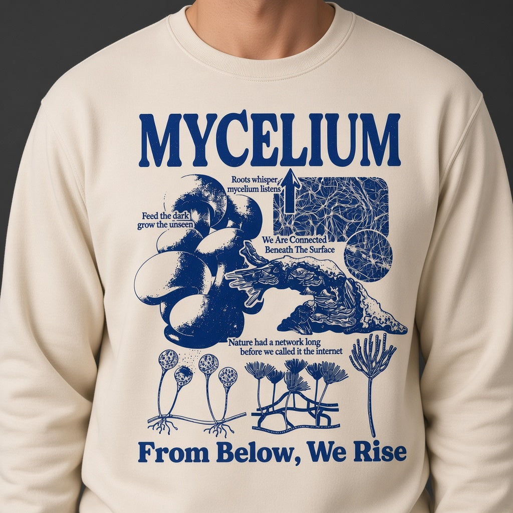 Mycelium Mushroom Network Sweatshirt