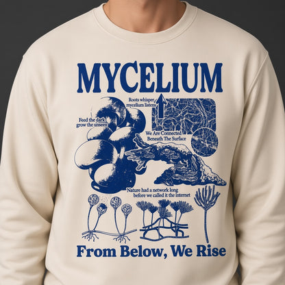 Mycelium Mushroom Network Sweatshirt