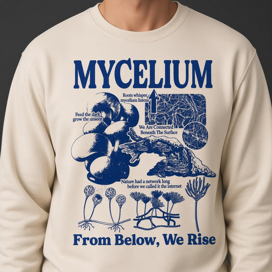 Mycelium Mushroom Network Sweatshirt