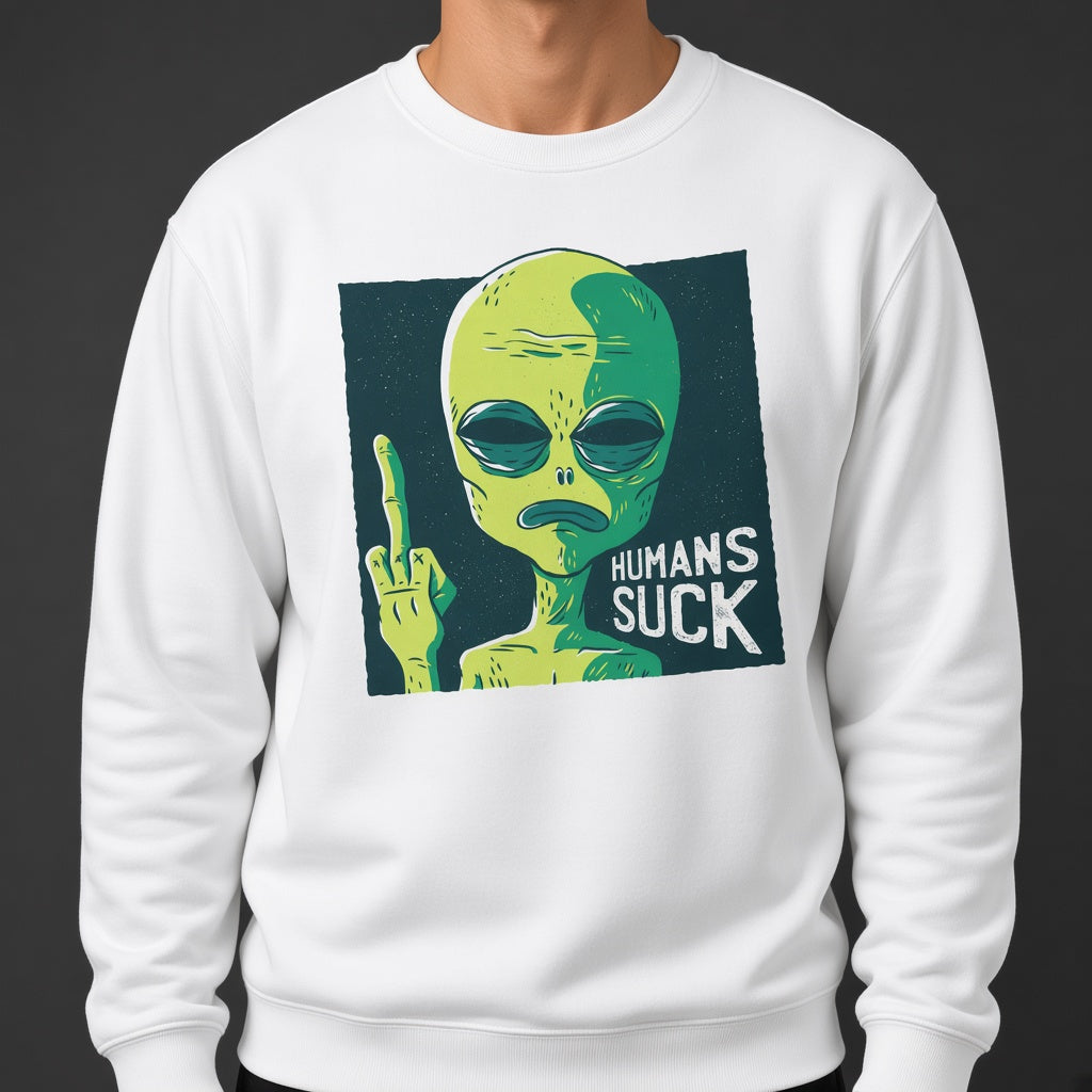 Humans suck sweatshirt, funny sweatshirt, graphic shirts, unisex tshirt, printed sweatshirt