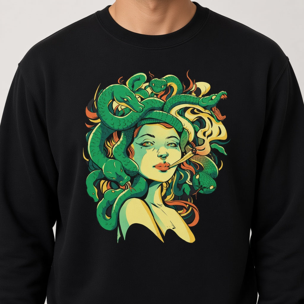 Gorgon jellyfish sweatshirt, funny sweatshirt, graphic shirts, unisex tshirt, printed sweatshirt