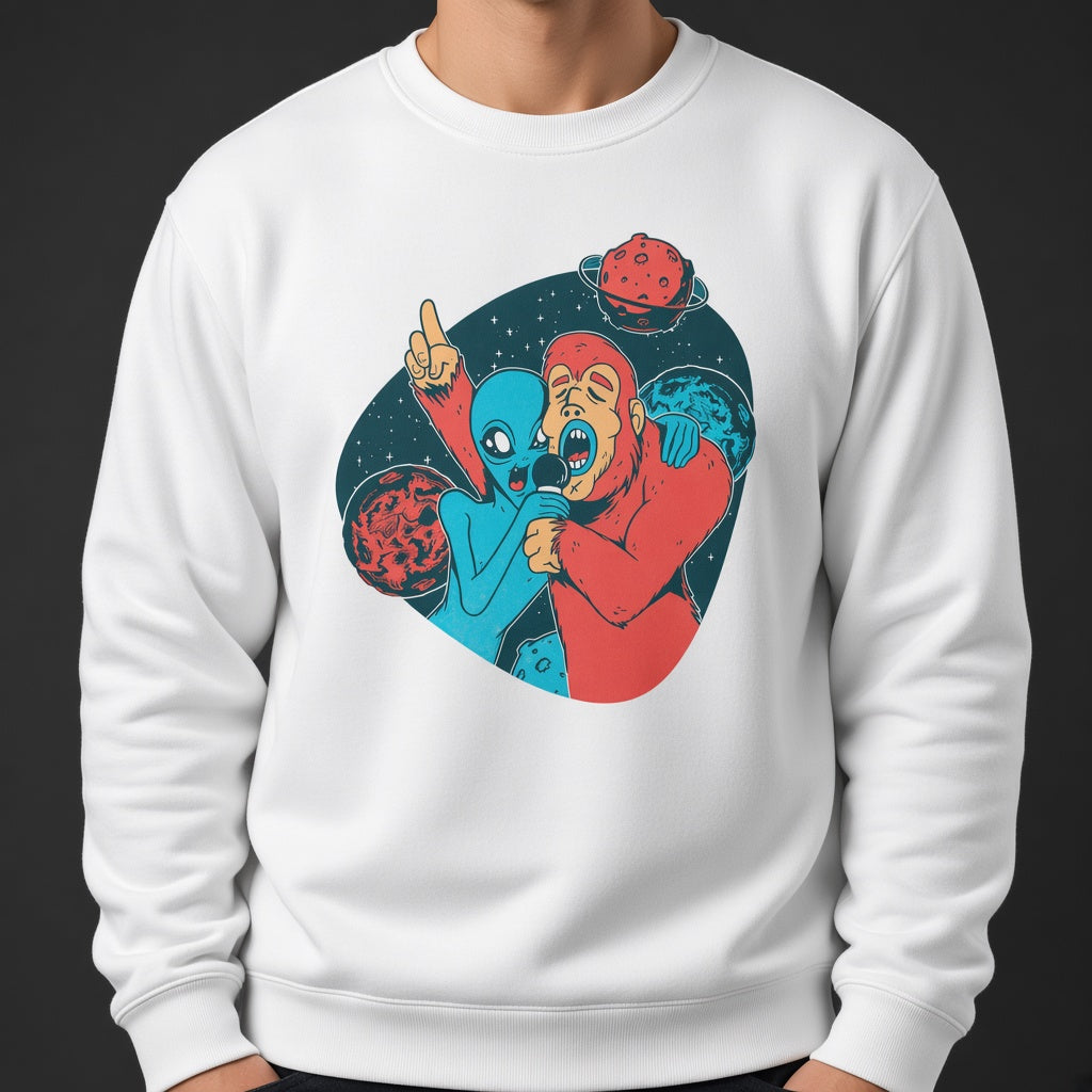 Karaoke sweatshirt, funny sweatshirt, graphic shirts, unisex tshirt, printed sweatshirt