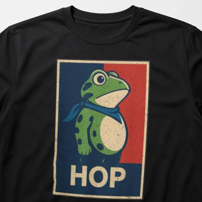 Hop Frog Hope Poster Parody Funny T-Shirt