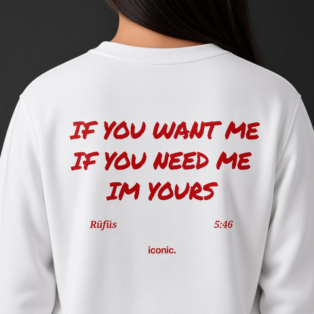 Rufus Du Sol If You Want Me If You Need Me Im Yours Iconic Sweatshirt