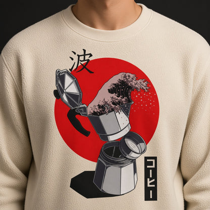 Great Coffee Wave Sweatshirt