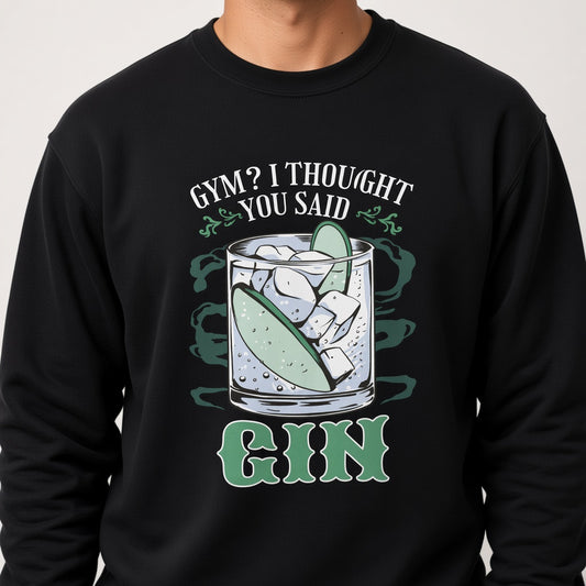 Gin tonic drink sweatshirt, graphic shirts, unisex tshirt, funny printed sweatshirt