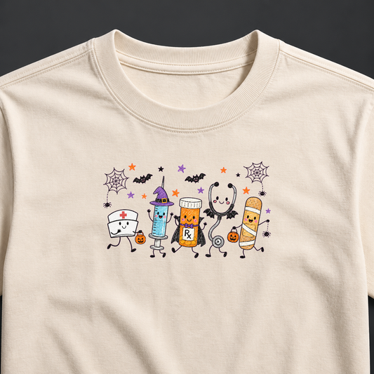 Cute Halloween Nurse T-Shirt, Spooky Nurse
