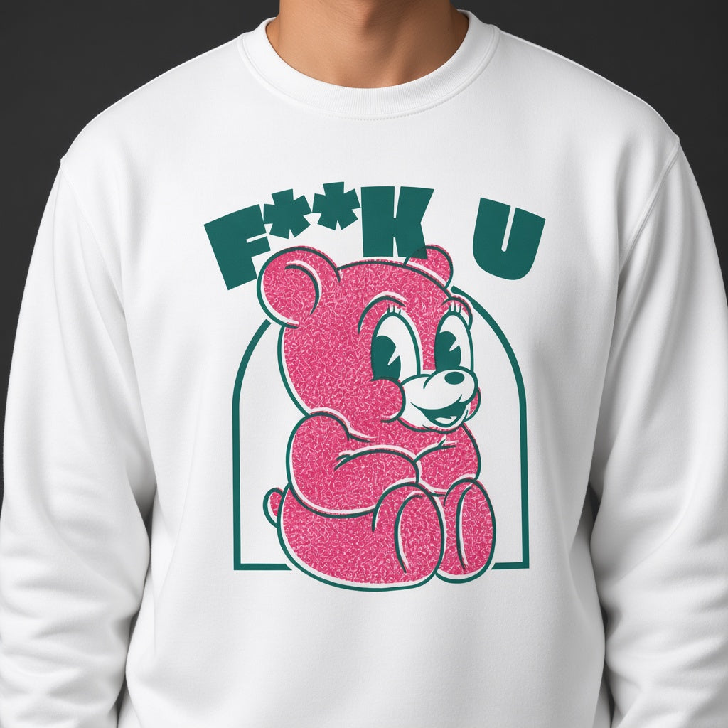 f**k U sweatshirt, funny sweatshirt, graphic shirts, unisex tshirt, printed sweatshirt