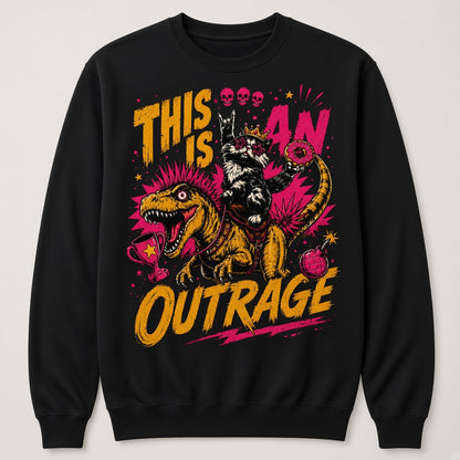 This Is An Outrage Sweatshirt LitRPG Fan Gift Dungeon Crawler Shirt