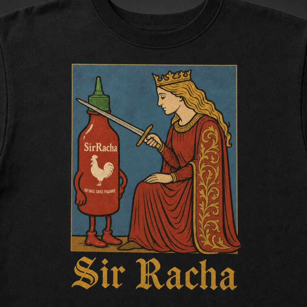 Funny Sir Racha Knight Meme T-Shirt