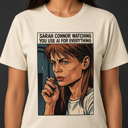 Watching You Use AI Funny Comic T-Shirt