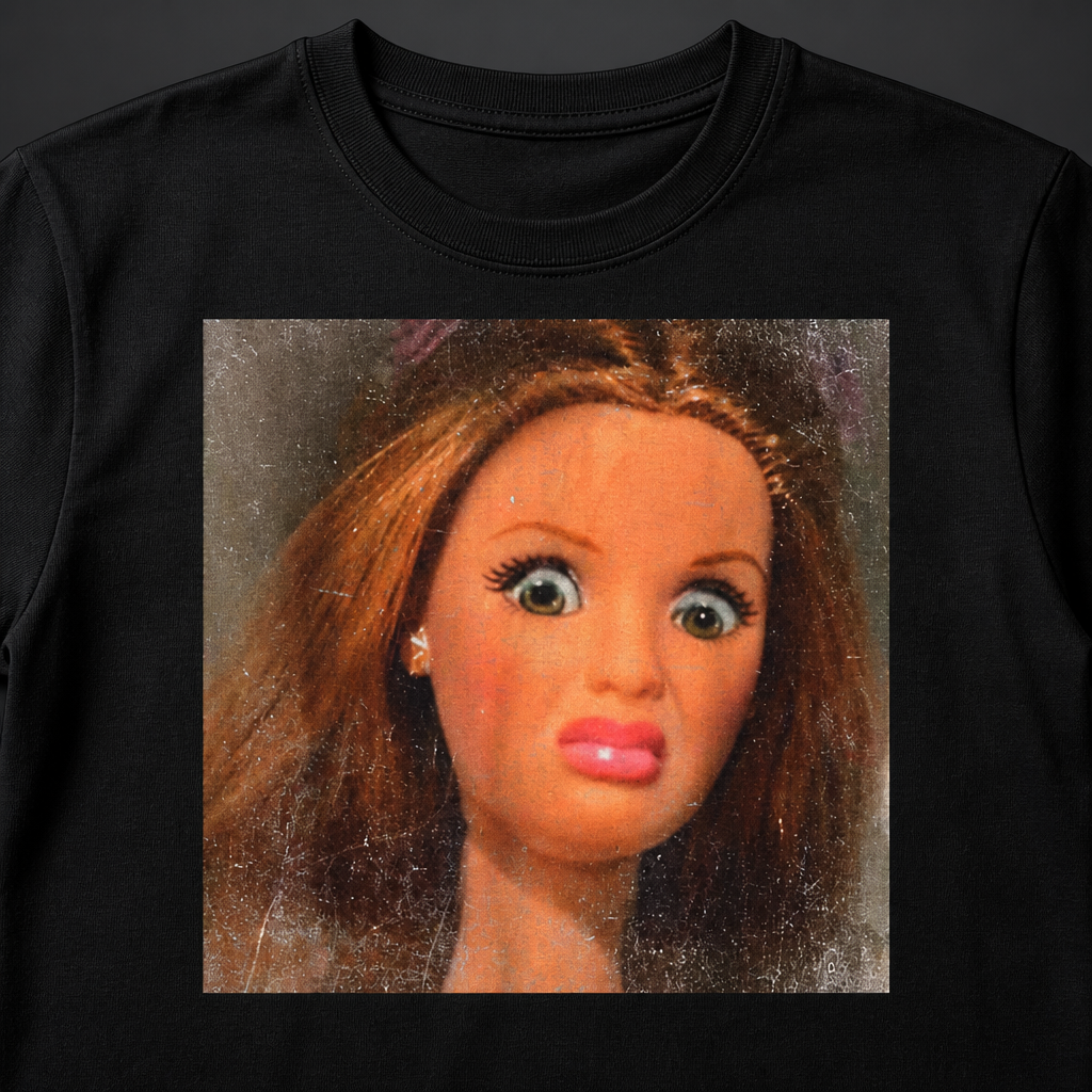Funny Disgusted Doll Face Meme T-Shirt