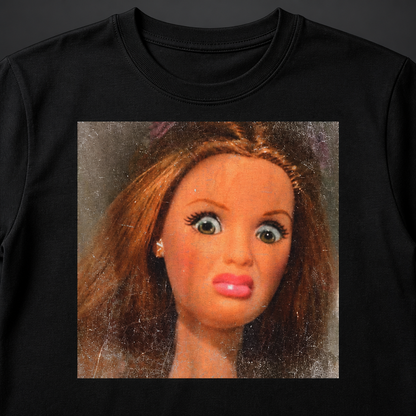 Funny Disgusted Doll Face Meme T-Shirt