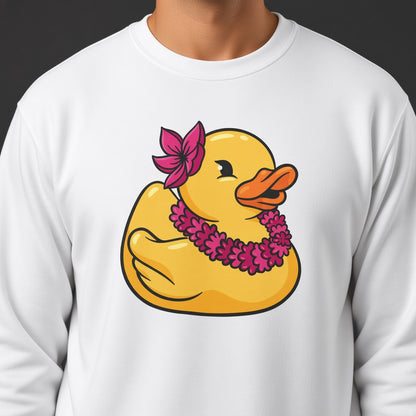 Duck sweatshirt, funny sweatshirt, graphic shirts, unisex tshirt, printed sweatshirt