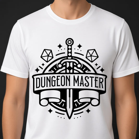 Dungeon Master Badge T-Shirt for D&D Players