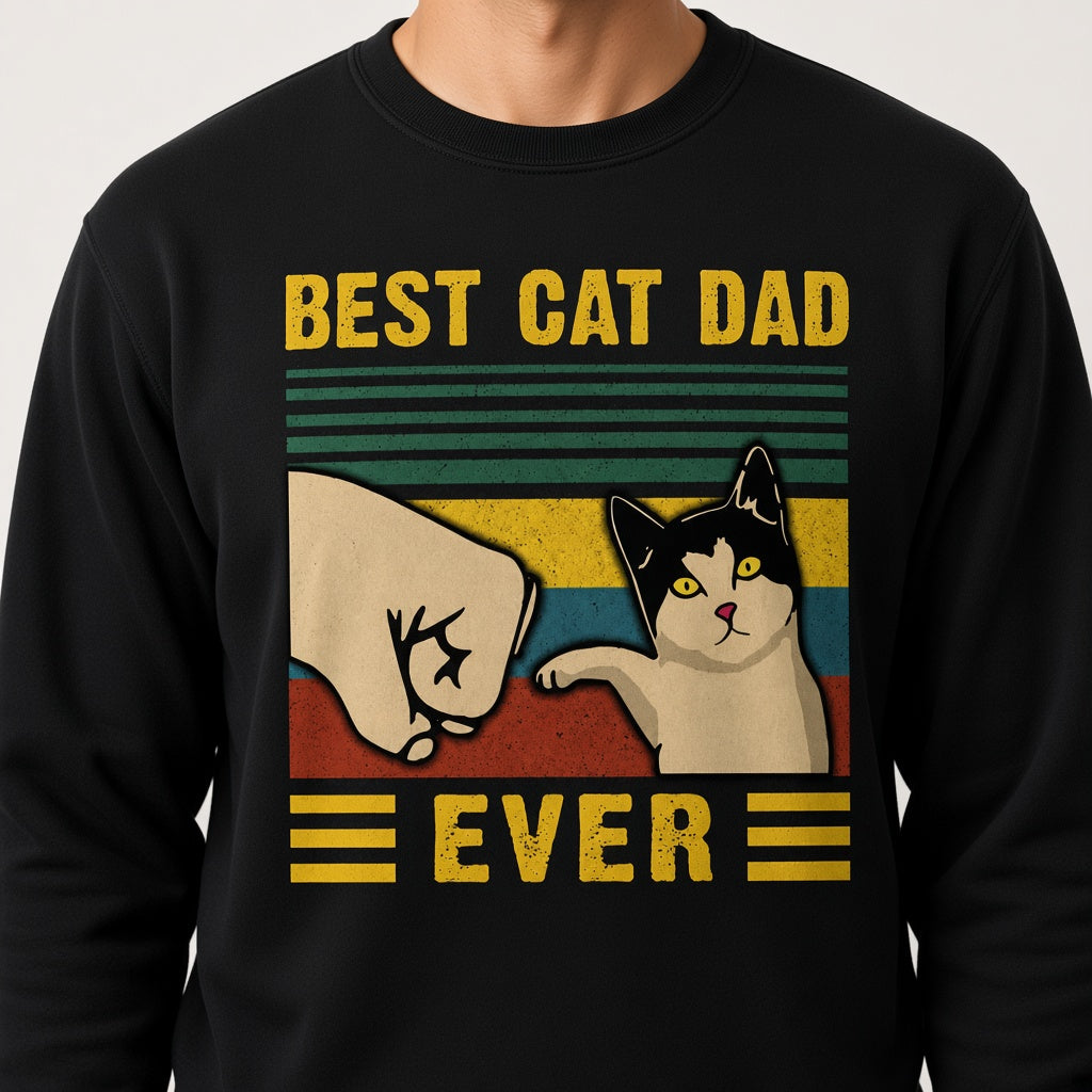 Best Cat Dad Ever Sweatshirt