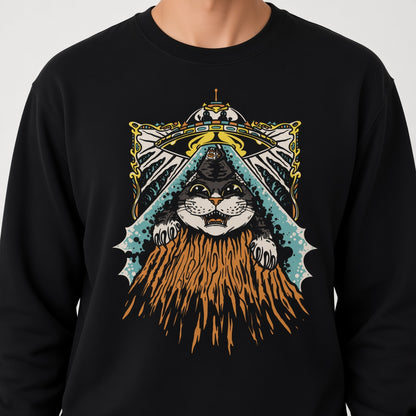sweatshirt Alien cat