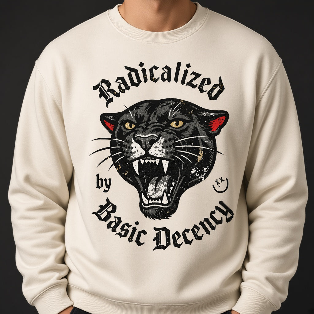 Radicalized by Basic Decency Sweatshirt