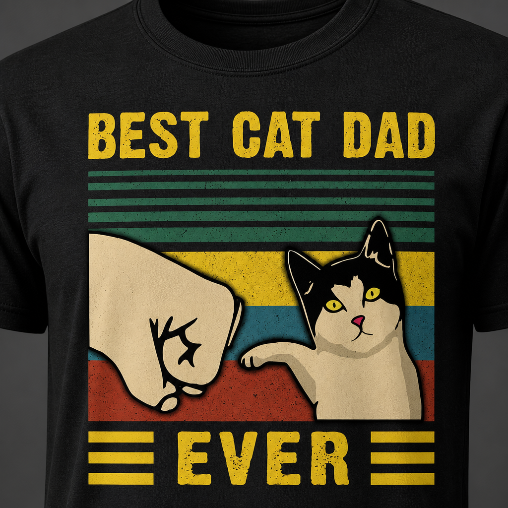 Best Cat Dad Ever T-Shirt