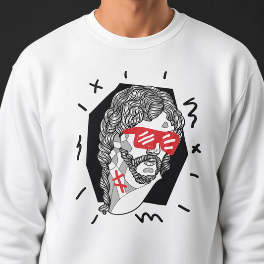 Jesus sweatshirt, funny sweatshirt, graphic shirts, unisex tshirt, printed sweatshirt