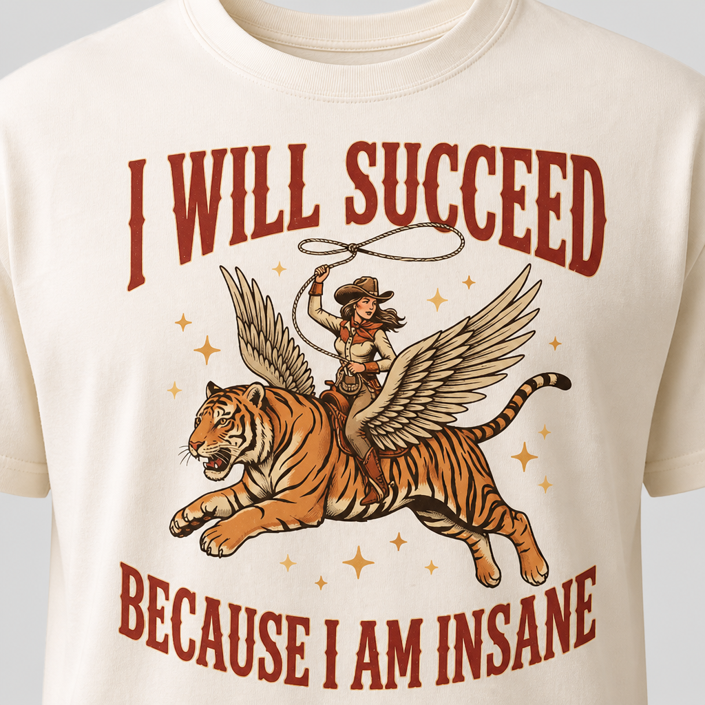 I Will Succeed Because I Am Insane T-Shirt