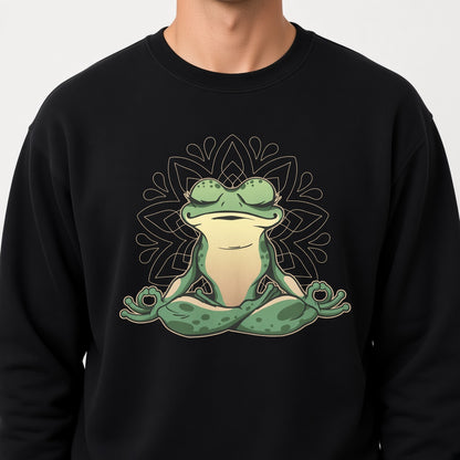 sweatshirt Frog doing yoga