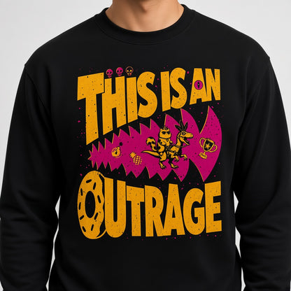 This Is An Outrage Funny Fantasy Sweatshirt for Gamers