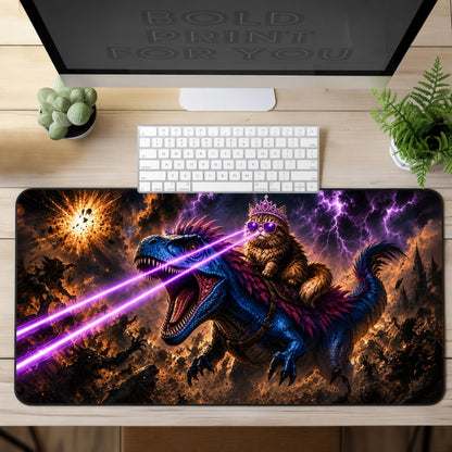 Princess Donut Riding Mongo Dungeon Crawler Carl Desk Mat