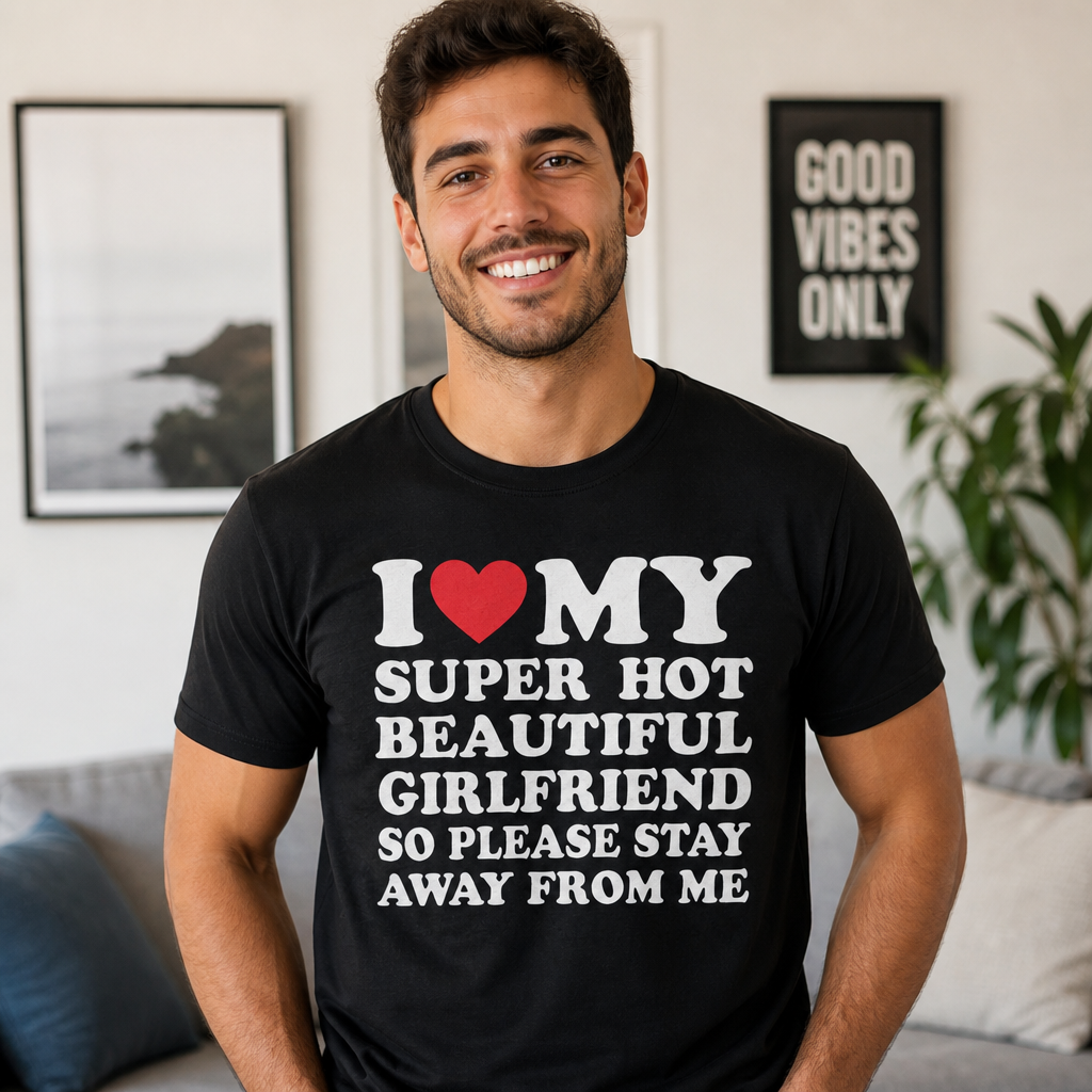 I Love My Girlfriend Men's T-Shirt