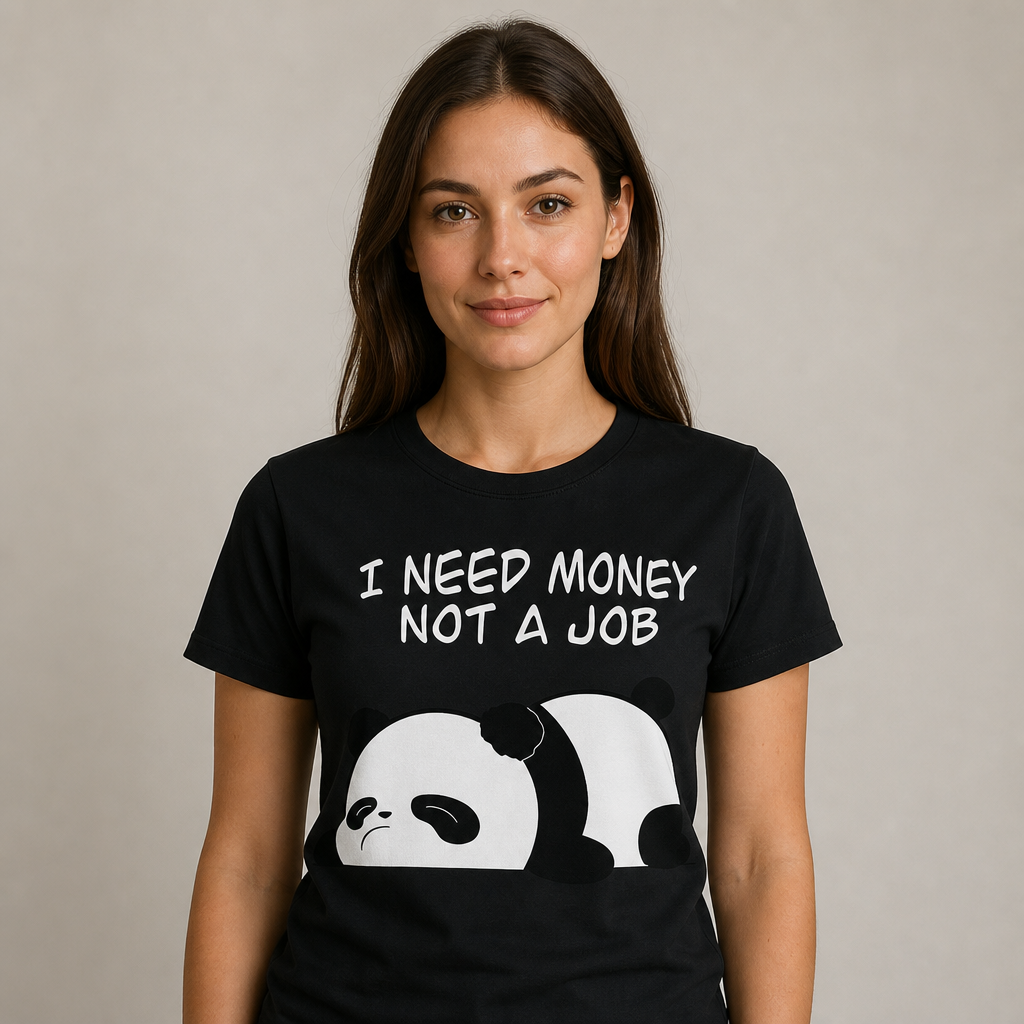 I Need Money Not a Job T-Shirt
