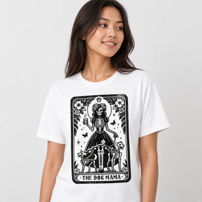 The Dog Mama Funny Skeleton Dogs T-Shirt