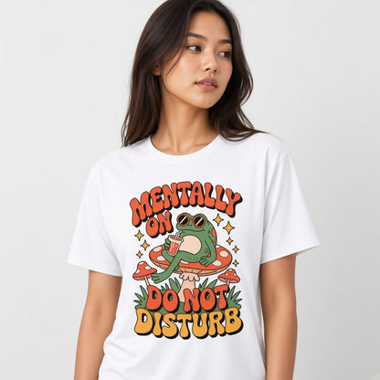 Do Not Disturb Funny Frog Mushroom T-Shirt