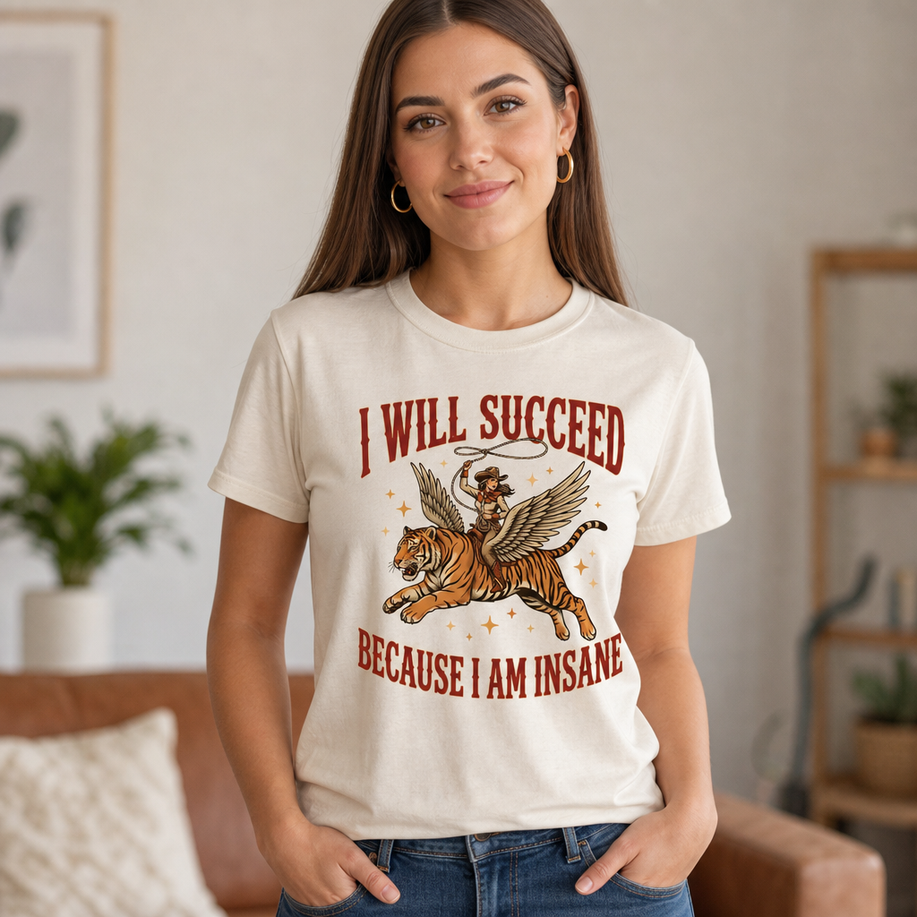 I Will Succeed Because I Am Insane T-Shirt