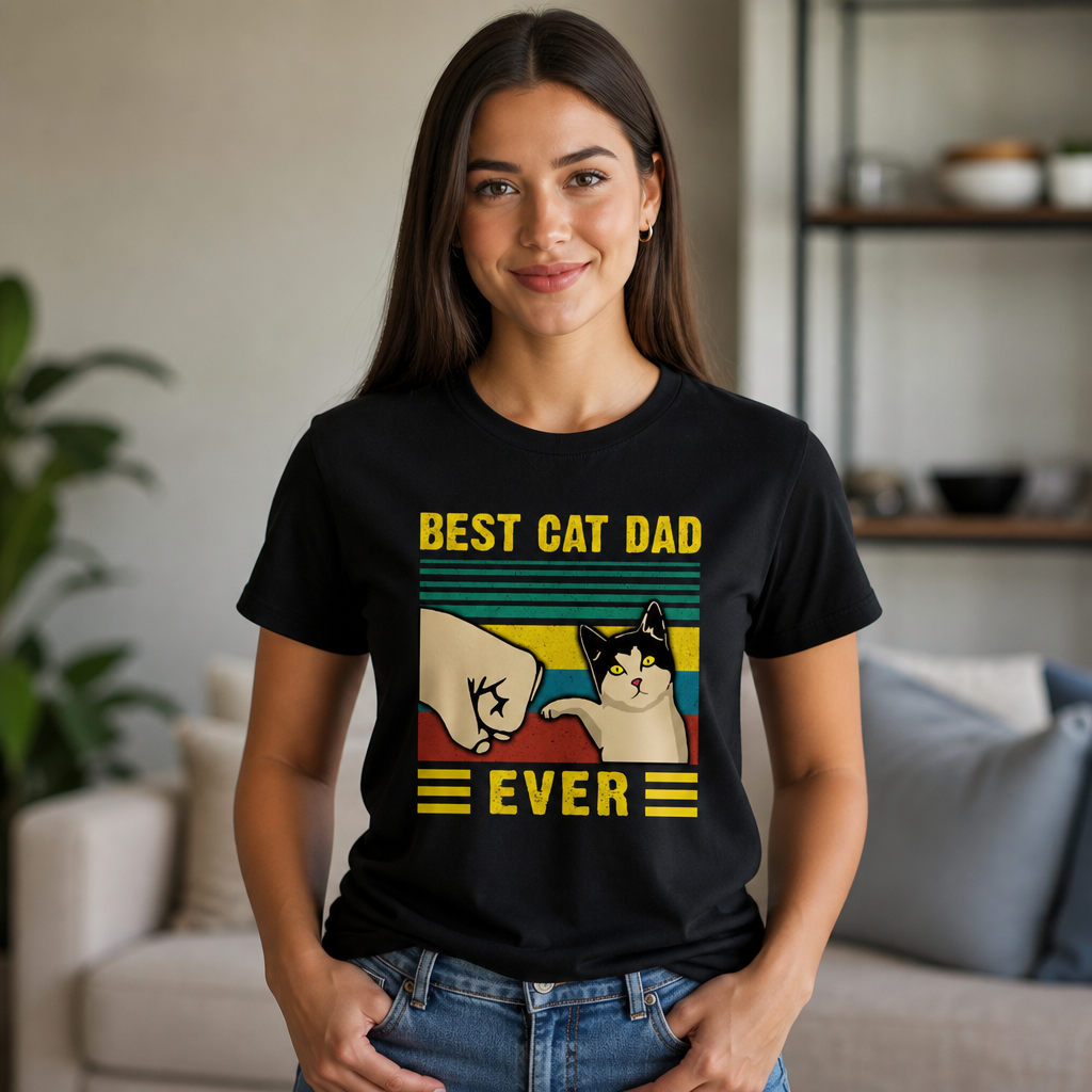 Best Cat Dad Ever T-Shirt
