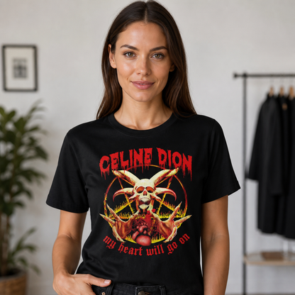 Funny Celine Dion Horror Parody T-Shirt