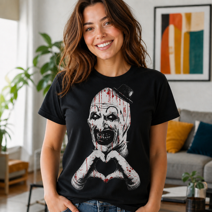 Terrifier Horror Clown Scary Clown Creepy Slasher T-Shirt
