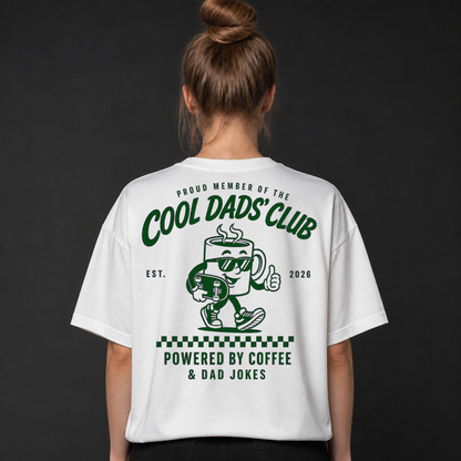 Cool Dads Club Coffee T-Shirt, Funny Gift for Husband