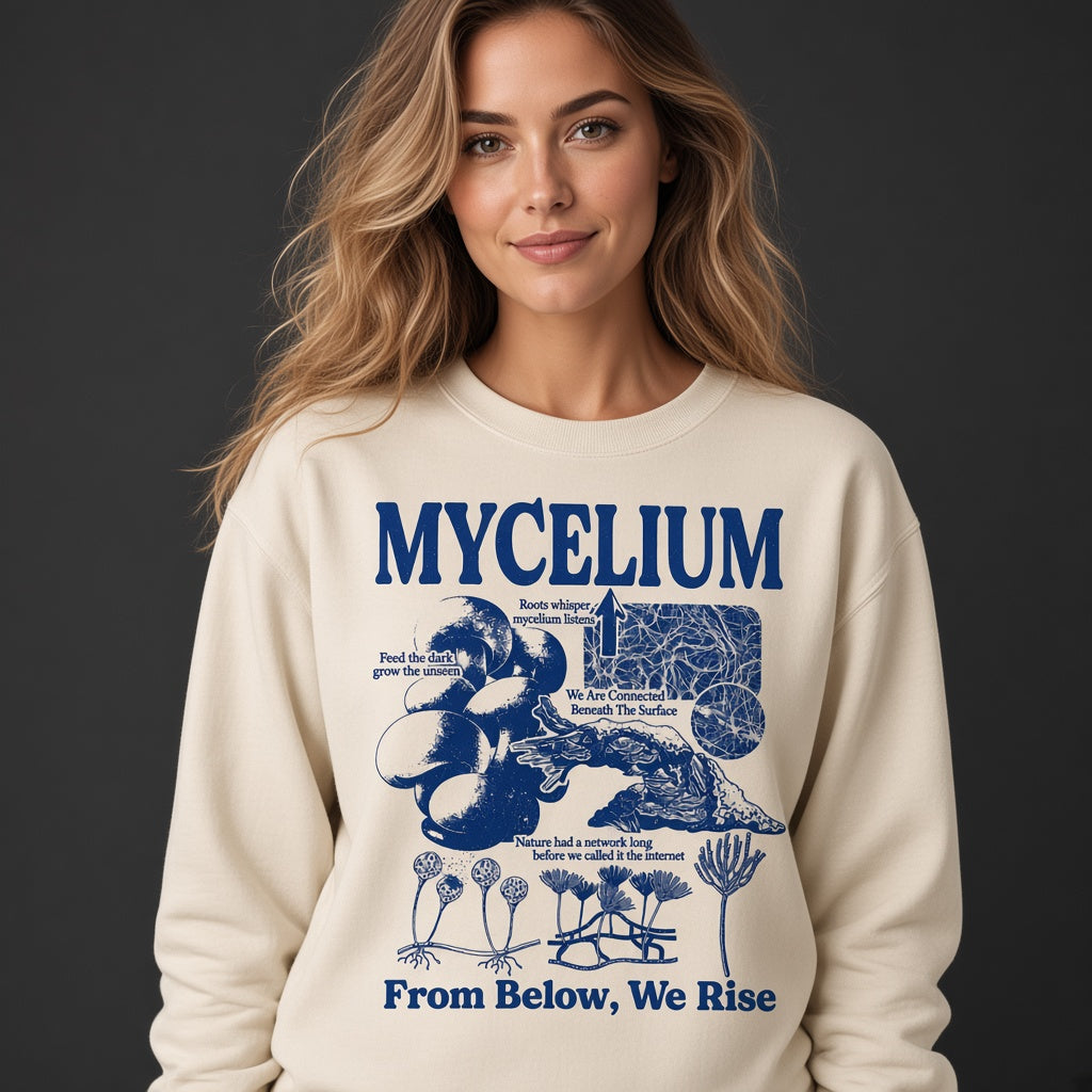 Mycelium Mushroom Network Sweatshirt