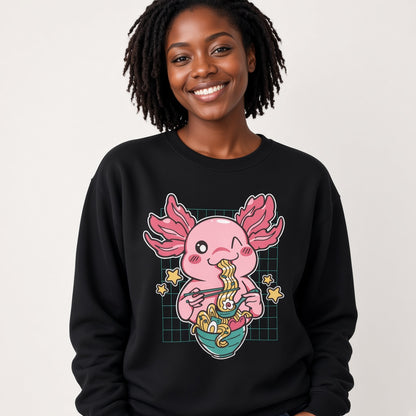 sweatshirt Kawaii axolotl ramen