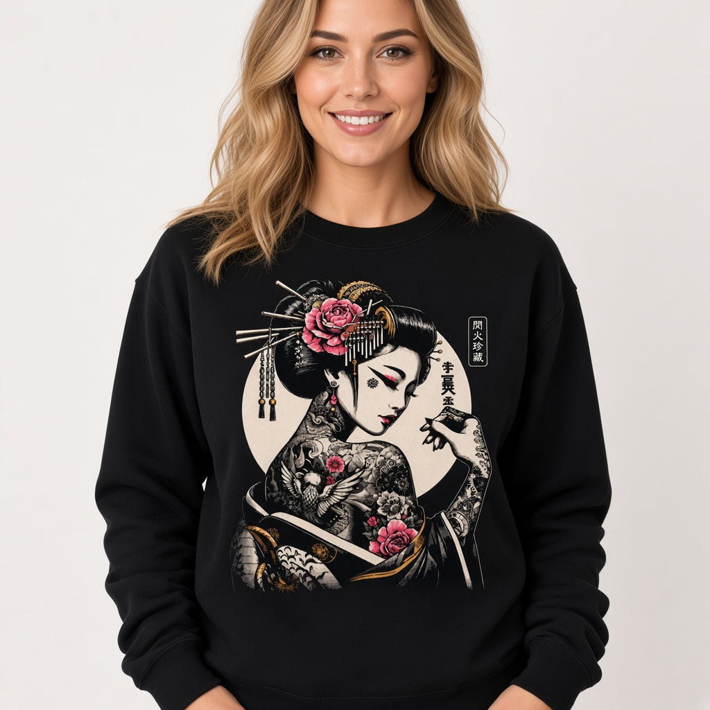 Japanese Geisha Sweatshirt