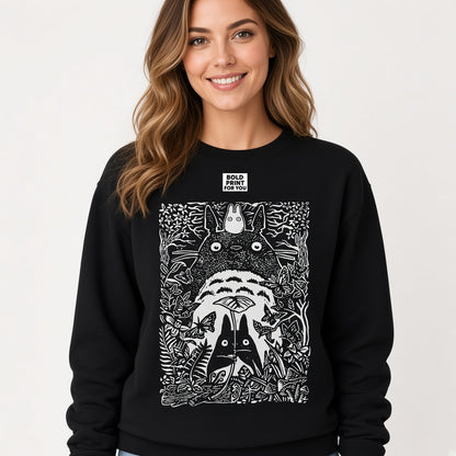 Forest Spirit Neighbor Sweatshirt, Funny Unisex sweatshirt
