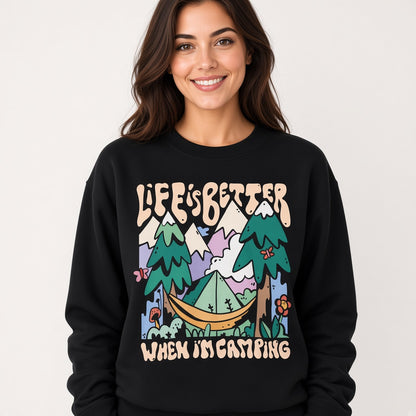 Camping lover Sweatshirt, Funny Unisex sweatshirt